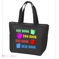 One Book Two Book Red Book Blue Book Tote Bag thumb 3