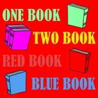 One Book Two Book Red Book Blue Book Santa Hat thumb 1