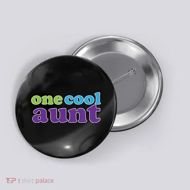 One Cool Aunt Button
