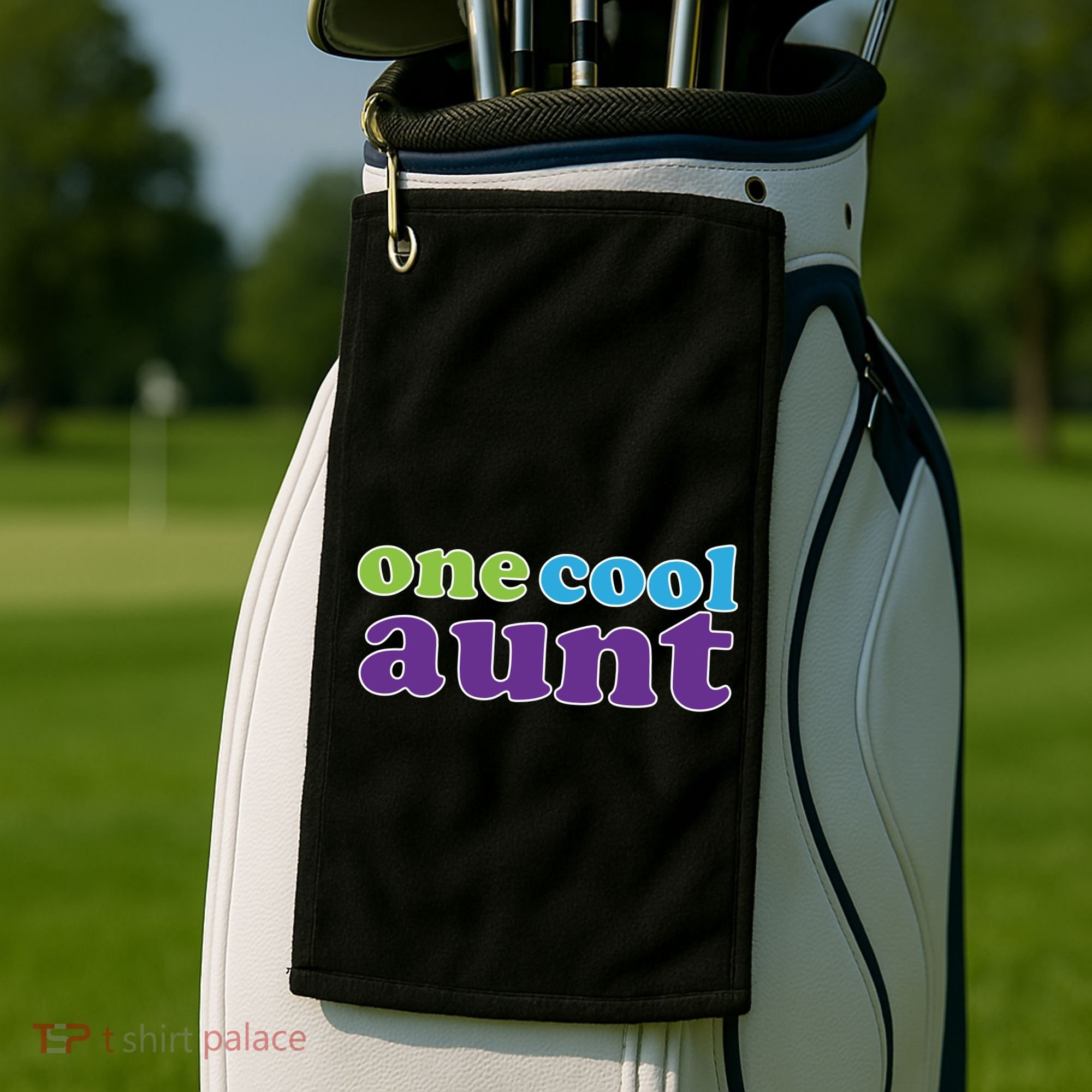One Cool Aunt Golf Towel