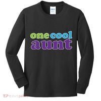 One Cool Aunt Kids Long Sleeve Shirt thumb 0