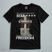 One Died For Your Soul And Freedom T-Shirt thumb 5