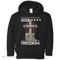 One Died For Your Soul And Freedom Toddler Hoodie thumb 0
