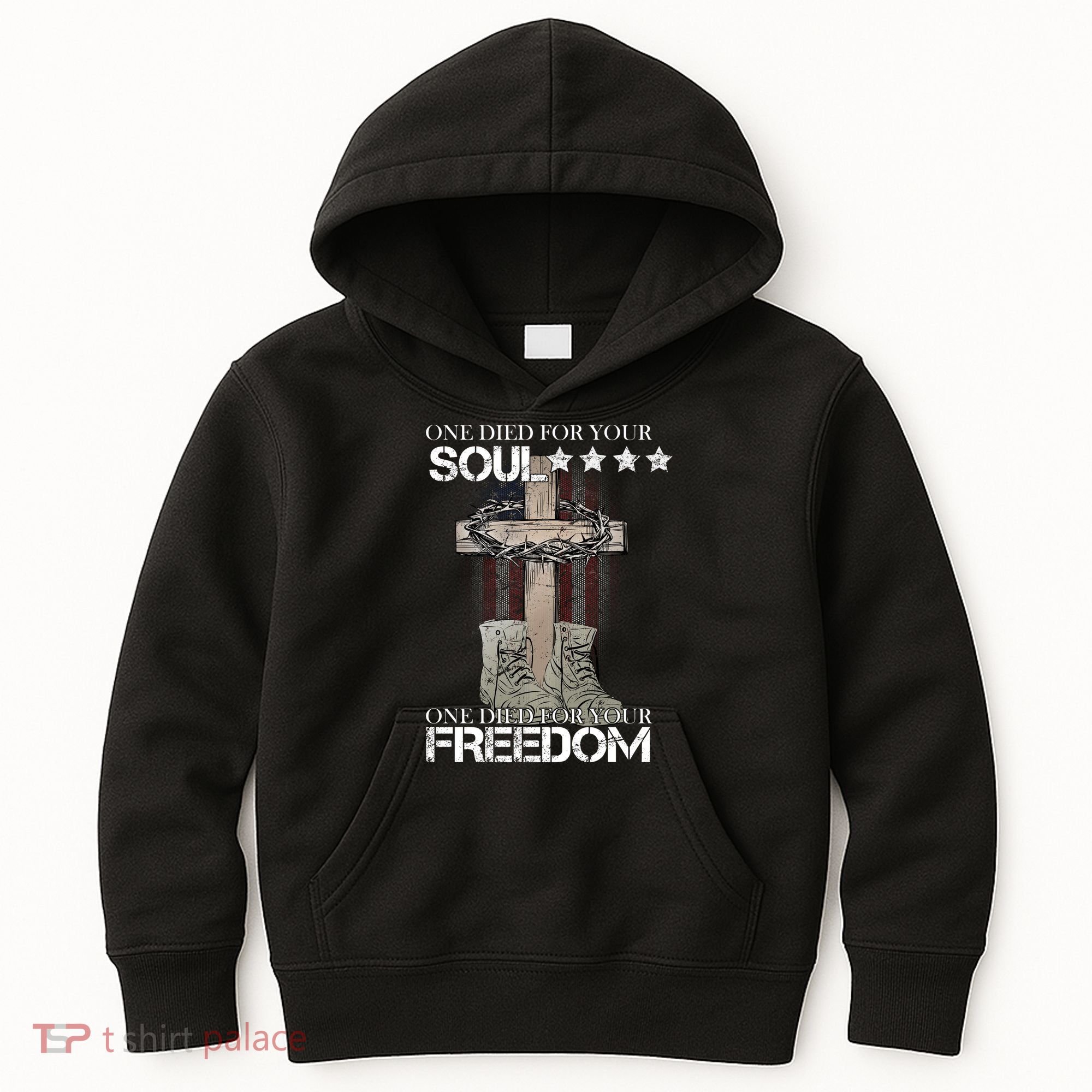 One Died For Your Soul And Freedom Kids Hoodie