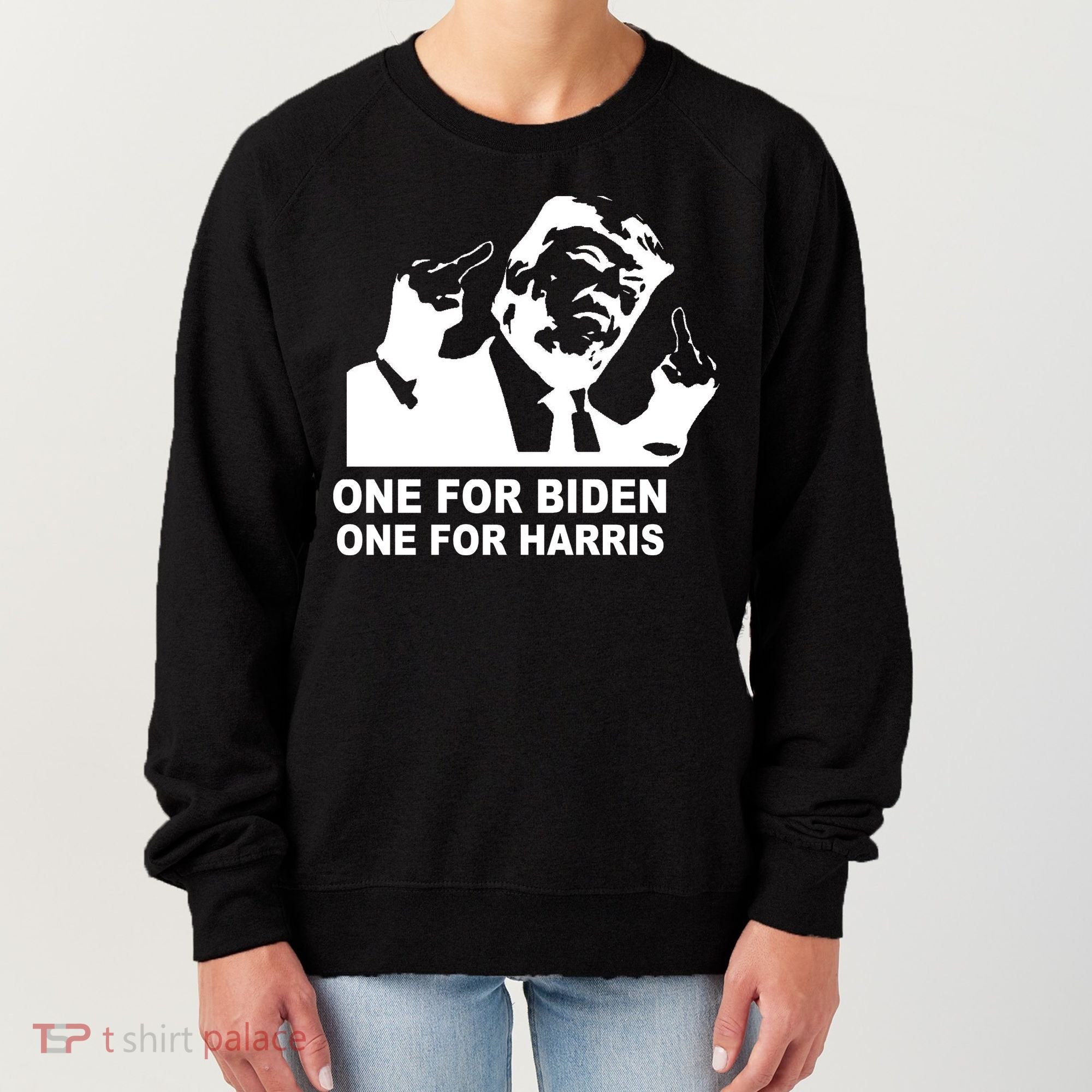 One For Biden One For Harris Pro Trump Women's Sweatshirt