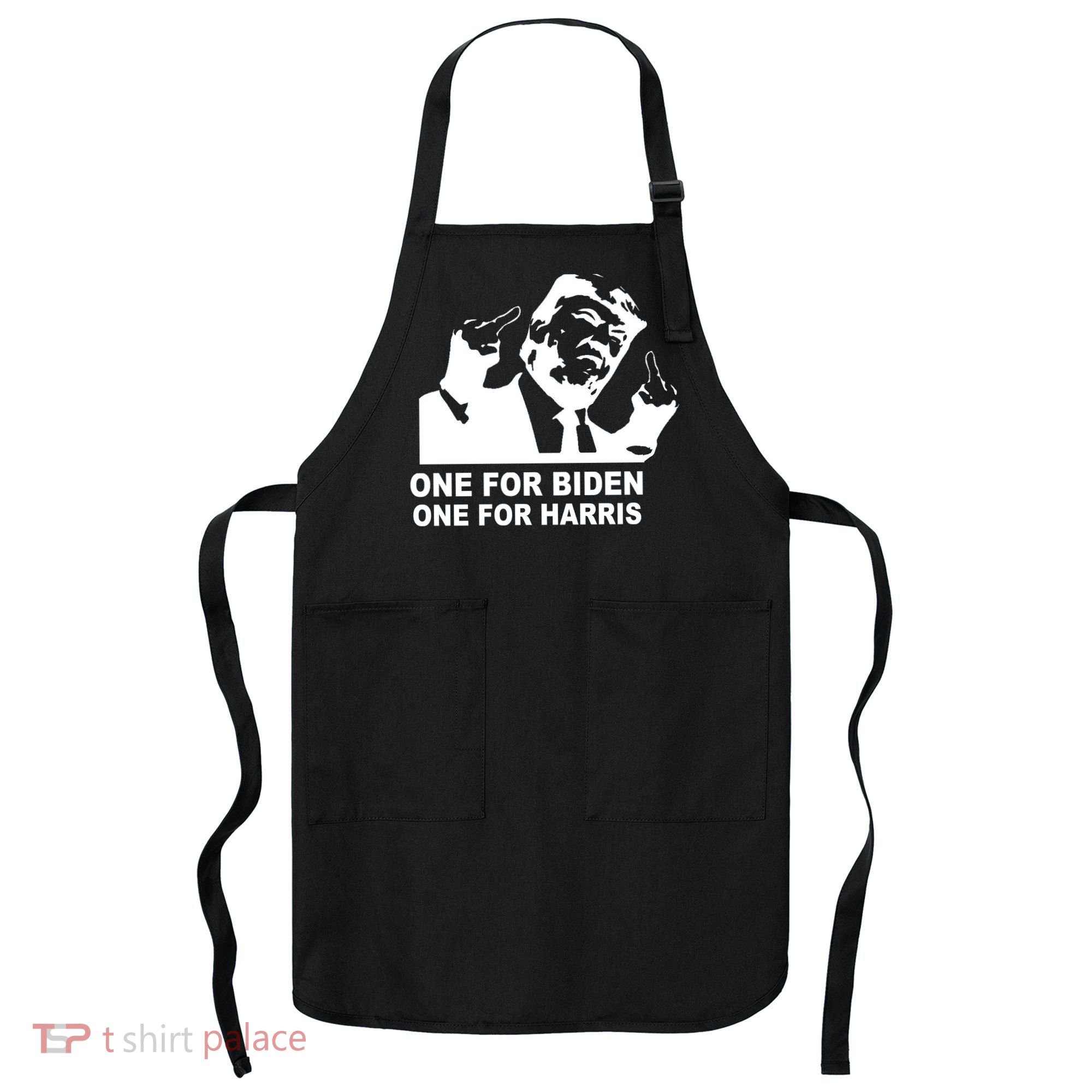 One For Biden One For Harris Pro Trump Apron