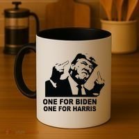 One For Biden One For Harris Pro Trump Coffee Mug thumb 4