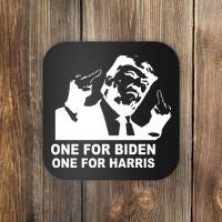 One For Biden One For Harris Pro Trump Coaster thumb 0