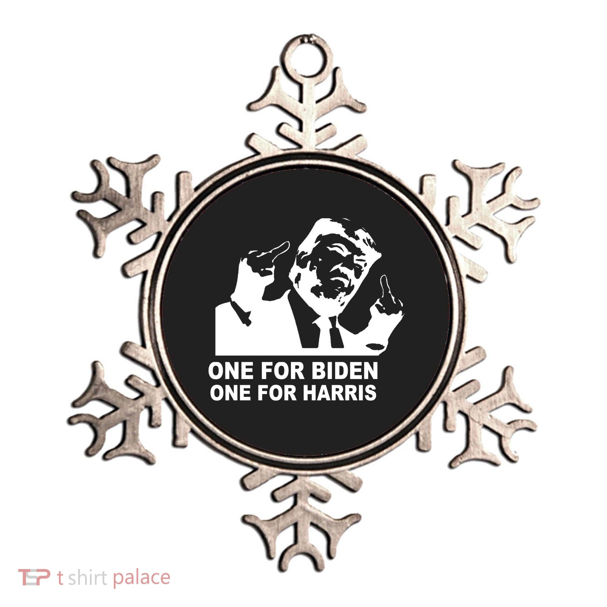 One For Biden One For Harris Pro Trump Ornament