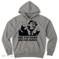 One For Biden One For Harris Pro Trump Hoodie thumb 0