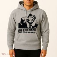 One For Biden One For Harris Pro Trump Hoodie thumb 2