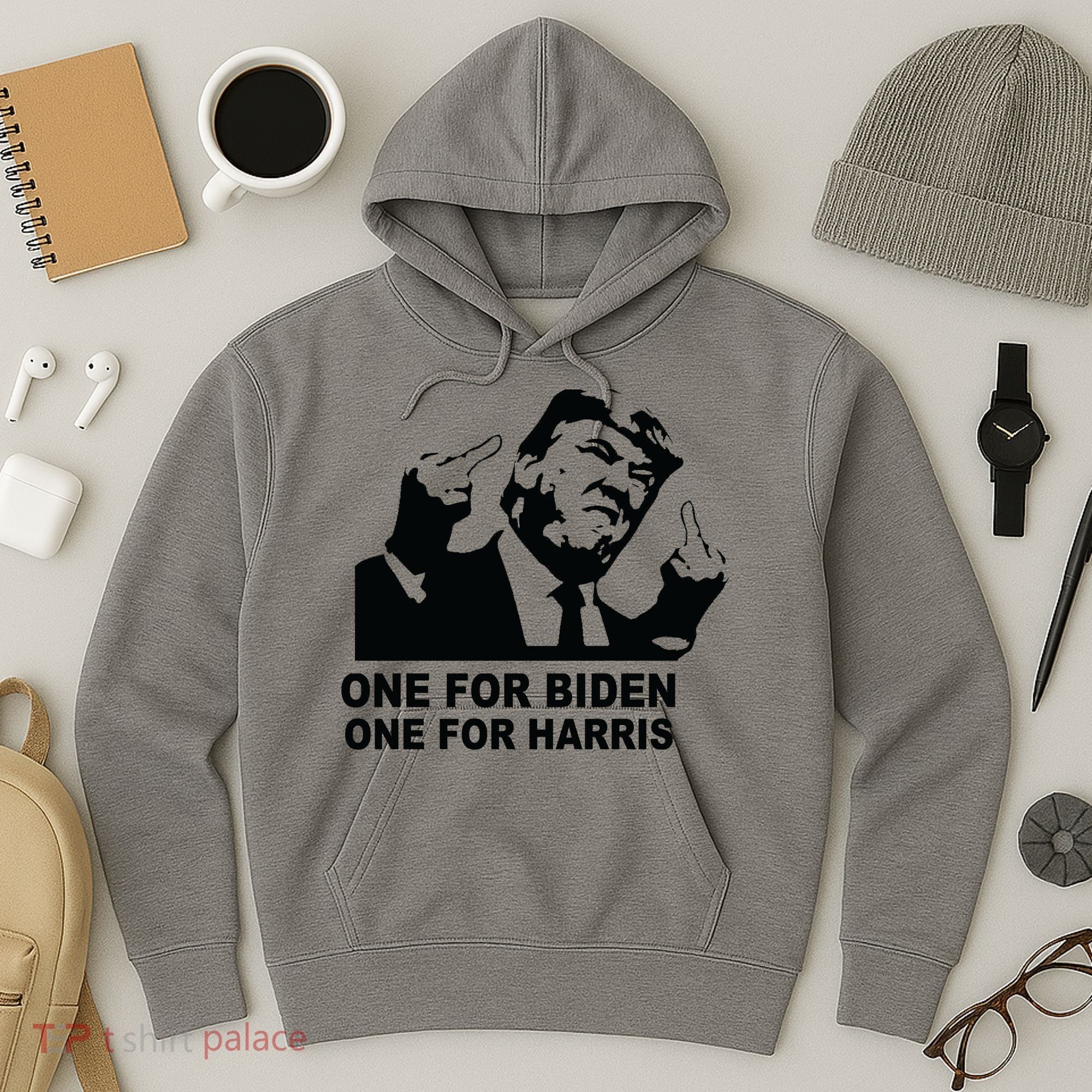 One For Biden One For Harris Pro Trump Hoodie