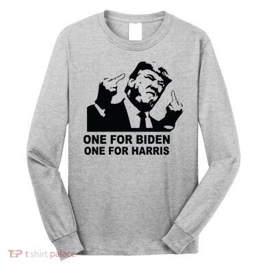One For Biden One For Harris Pro Trump Long Sleeve Shirt