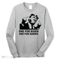 One For Biden One For Harris Pro Trump Long Sleeve Shirt thumb 0
