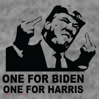 One For Biden One For Harris Pro Trump Sweatshirt thumb 3