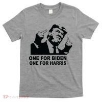 One For Biden One For Harris Pro Trump T-Shirt thumb 0