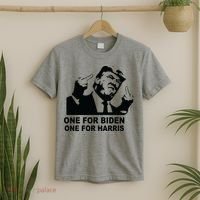 One For Biden One For Harris Pro Trump T-Shirt thumb 2