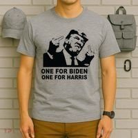 One For Biden One For Harris Pro Trump T-Shirt thumb 6
