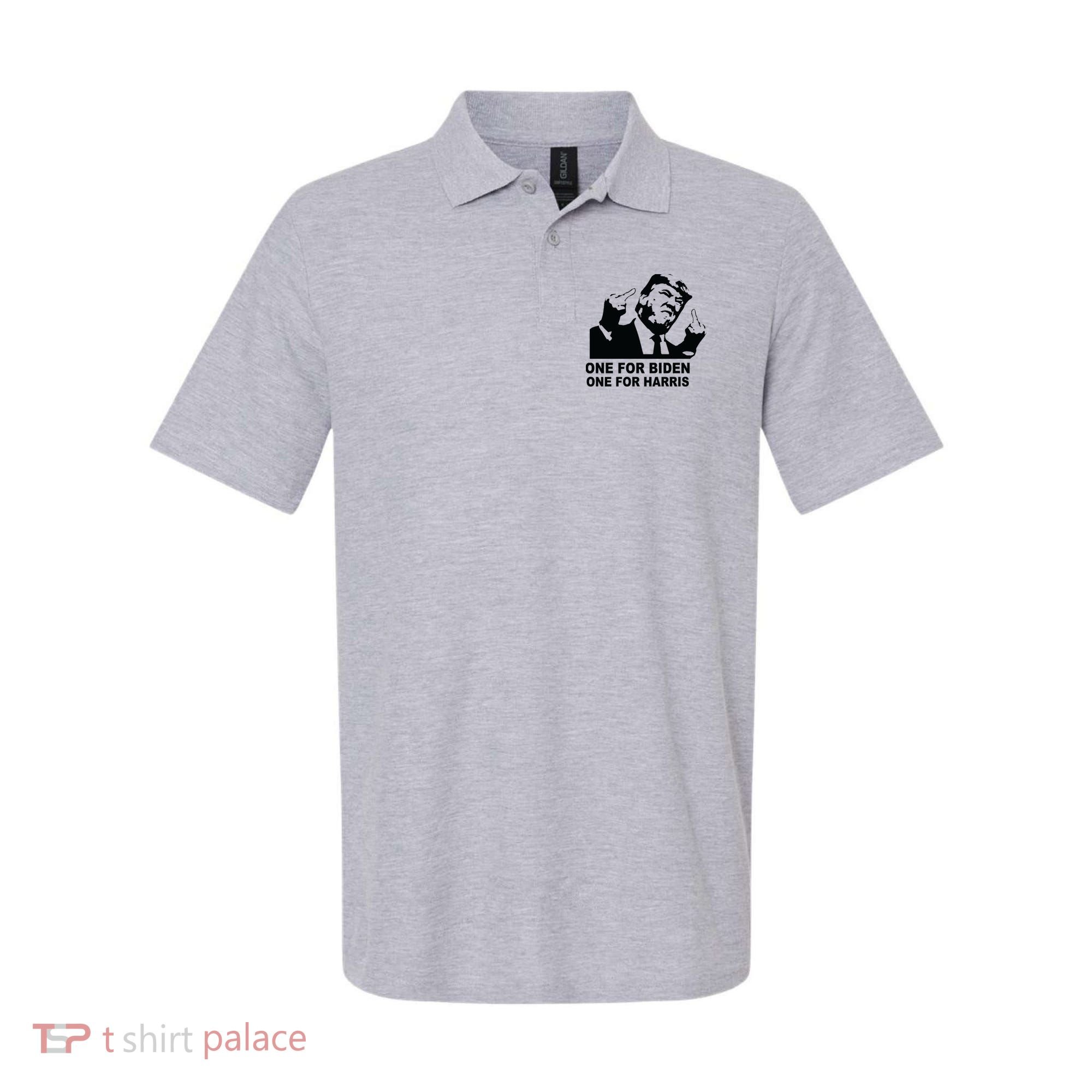 One For Biden One For Harris Pro Trump Polo