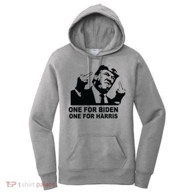 One For Biden One For Harris Pro Trump Women's Hoodie
