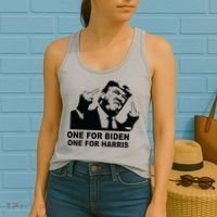 One For Biden One For Harris Pro Trump Women's Tank Top thumb 2