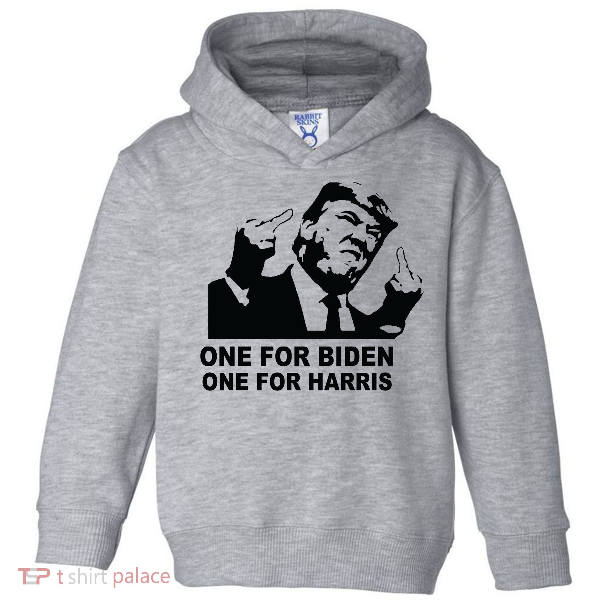 One For Biden One For Harris Pro Trump Toddler Hoodie