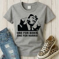 One For Biden One For Harris Pro Trump Women's T-Shirt thumb 3