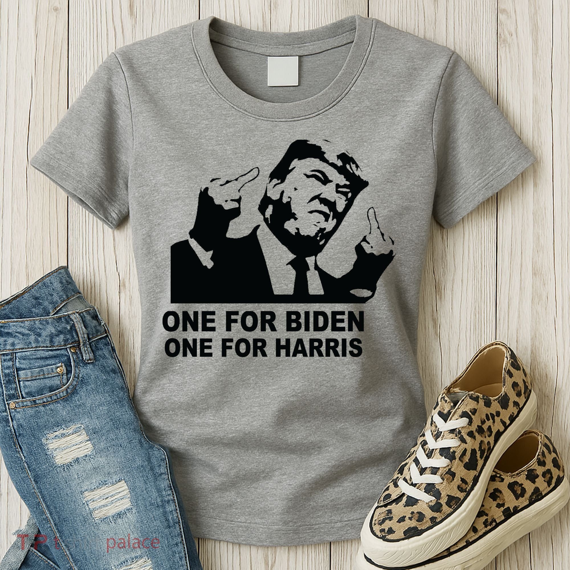 One For Biden One For Harris Pro Trump Women's T-Shirt