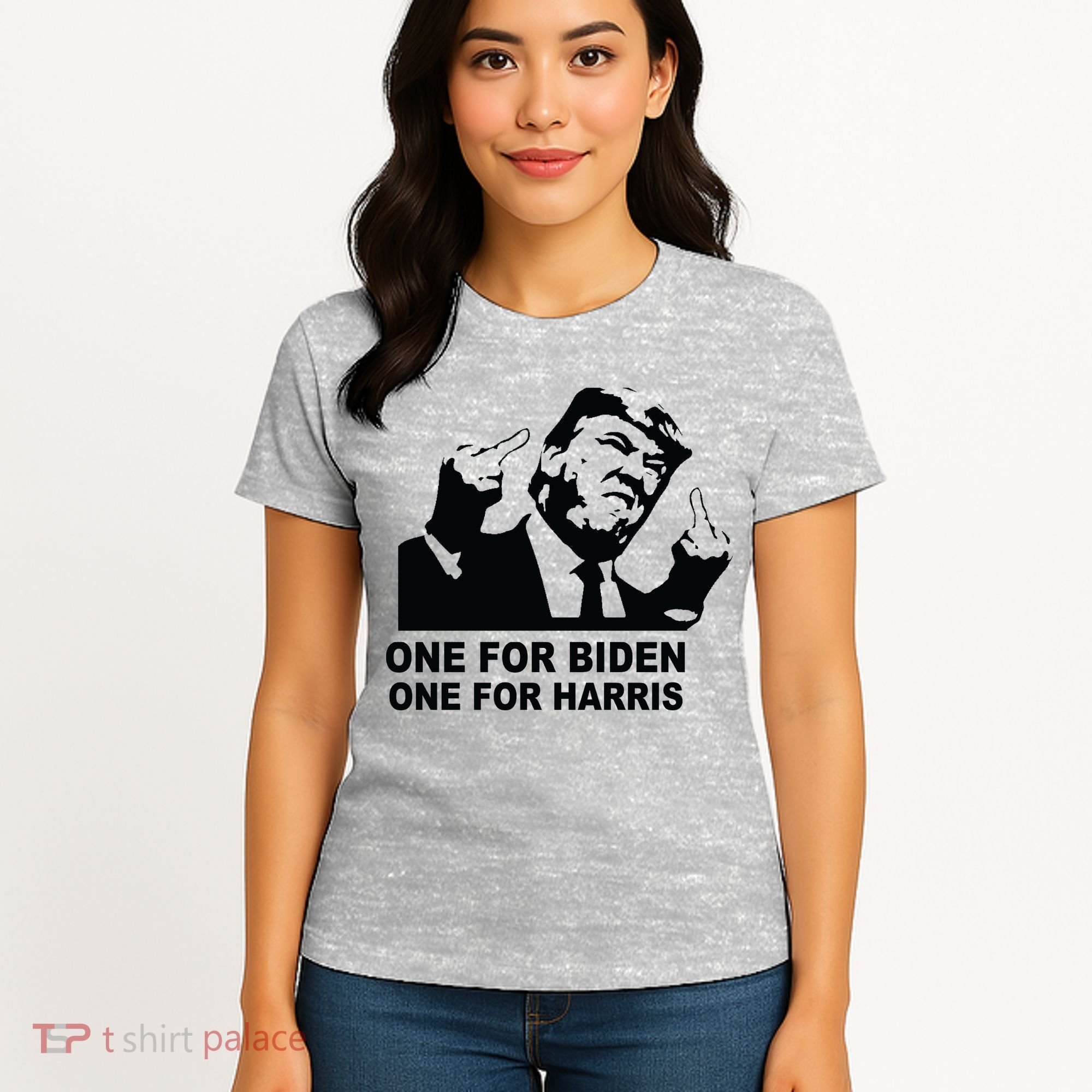 One For Biden One For Harris Pro Trump Women's T-Shirt