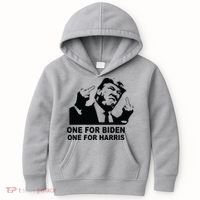 One For Biden One For Harris Pro Trump Kids Hoodie thumb 0