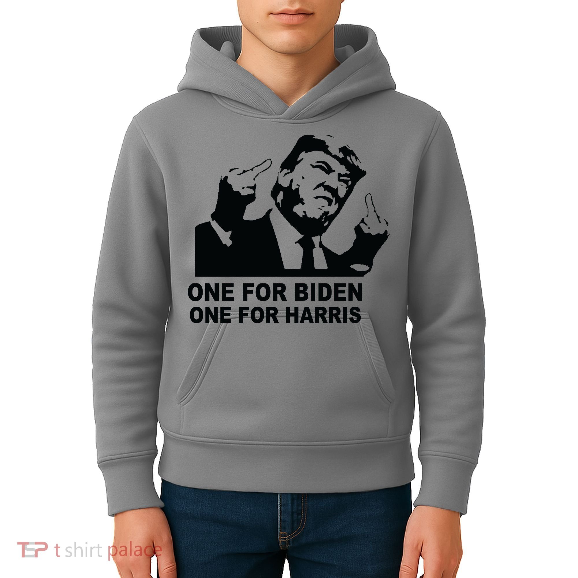 One For Biden One For Harris Pro Trump Kids Hoodie