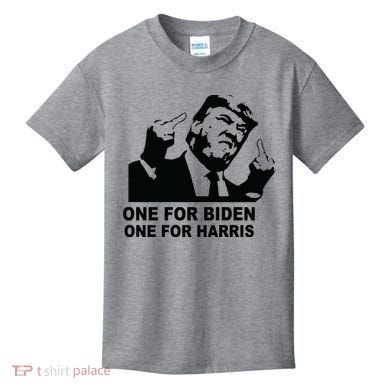 One For Biden One For Harris Pro Trump Kids T-Shirt