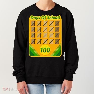 One Hundred Days Of School Crayons Women's Sweatshirt