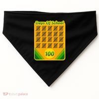 One Hundred Days Of School Crayons USA-Made Doggie Bandana thumb 0