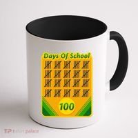 One Hundred Days Of School Crayons Coffee Mug thumb 1