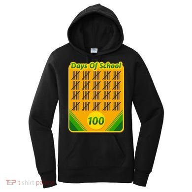 One Hundred Days Of School Crayons Women's Hoodie