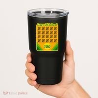 One Hundred Days Of School Crayons Tumbler thumb 2