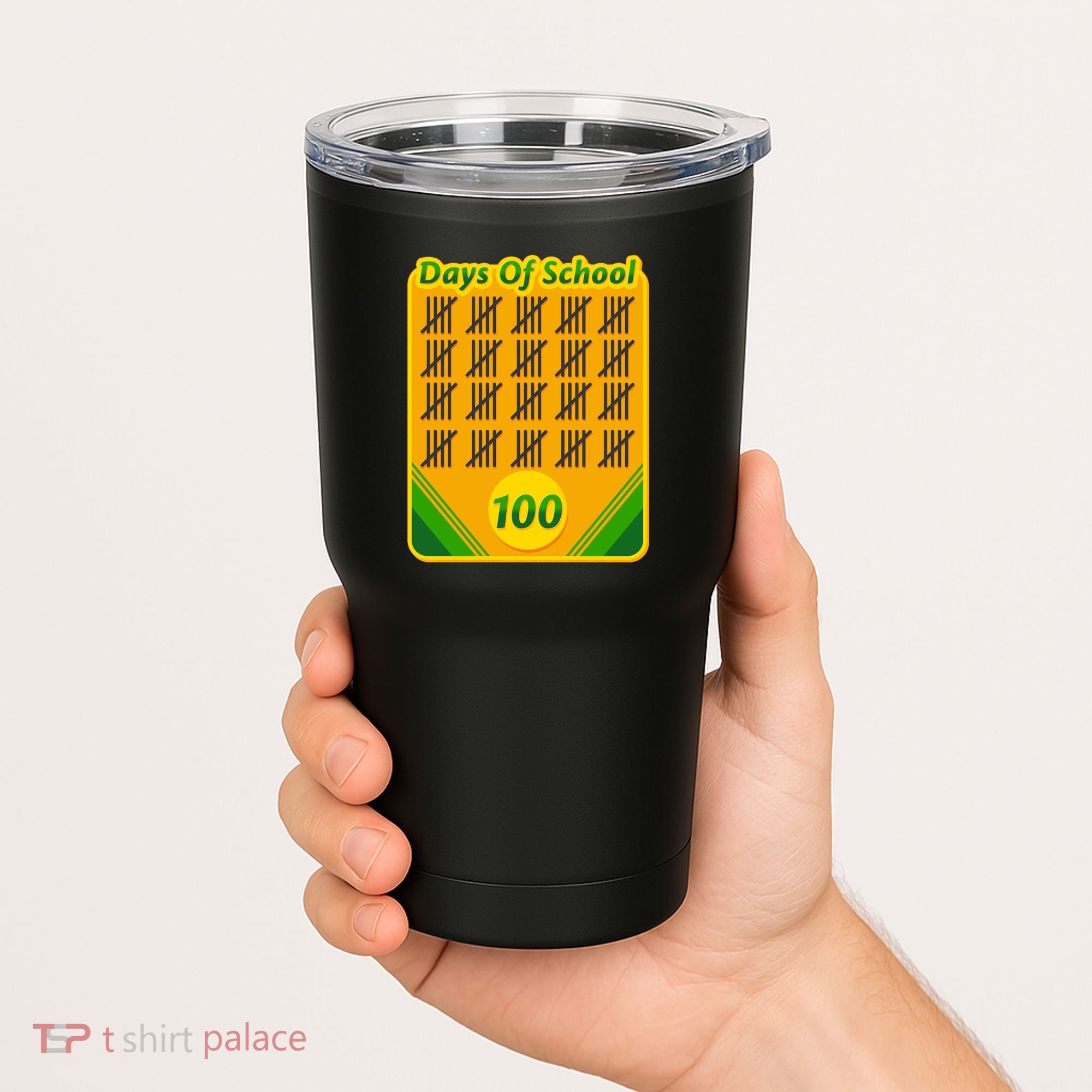 One Hundred Days Of School Crayons Tumbler