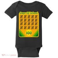 One Hundred Days Of School Crayons Baby Bodysuit thumb 0