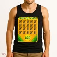 One Hundred Days Of School Crayons Tank Top thumb 3