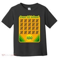 One Hundred Days Of School Crayons Toddler T-Shirt thumb 0
