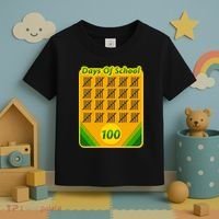 One Hundred Days Of School Crayons Toddler T-Shirt thumb 3