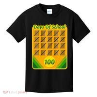 One Hundred Days Of School Crayons Kids T-Shirt thumb 0