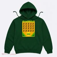 One Hundred Days Of School Crayons Hoodie thumb 0