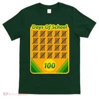 One Hundred Days Of School Crayons T-Shirt thumb 0