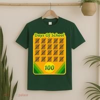 One Hundred Days Of School Crayons T-Shirt thumb 2