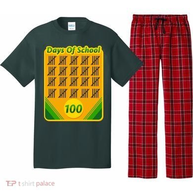 One Hundred Days Of School Crayons Pajama Set