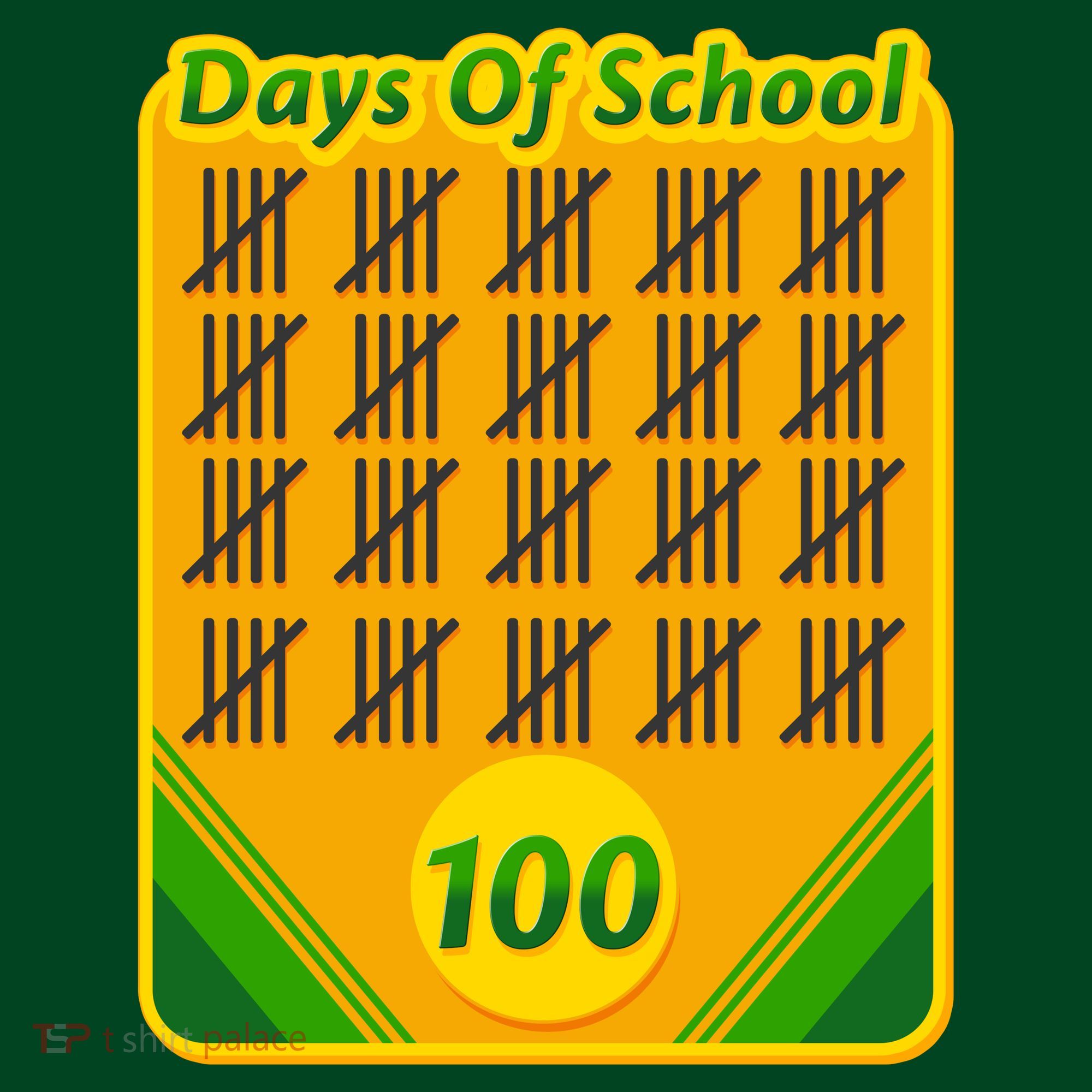 One Hundred Days Of School Crayons Mousepad