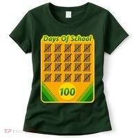 One Hundred Days Of School Crayons Women's T-Shirt thumb 0