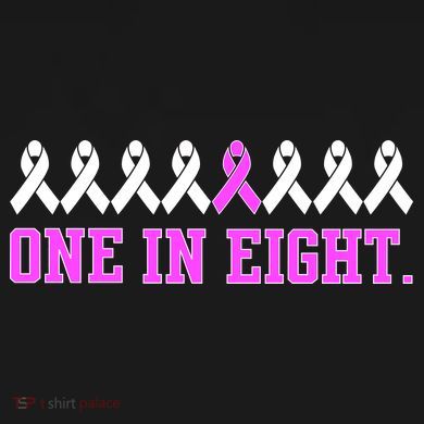 One In Eight Breast Cancer Awareness Toddler Zip Fleece Hoodie